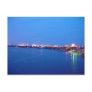 Daytona Beach Shores River Skyline Dusk Postcard