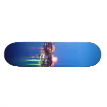 Daytona Beach Shores River Skyline Dusk Skateboard skateboards