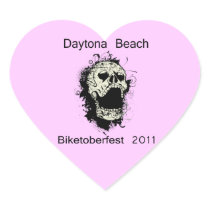 Daytona Beach Skull Biketoberfest 2011 Stickers