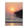 Daytona Beach Sunglow Pier Sunrise Postcard