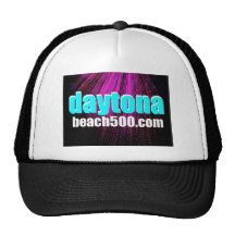 Daytona Beach Tire Tracks Art Mesh Hat