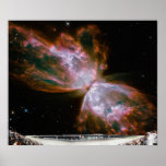 Daytona Speedway & Super Nova Remnant ngc6302 Poster