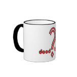 DB07-Question Mark - Red/Black - Ringer Mug