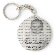 DBG© Baby Photo & Name Keychain
