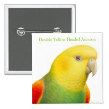 Dbl Yellow Headed Amazon Parrot Pin
