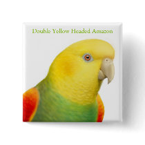 Dbl Yellow Headed Amazon Parrot Pin