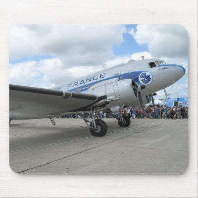 DC-3 Air France Photo Mousepads by MyOtherPlanet