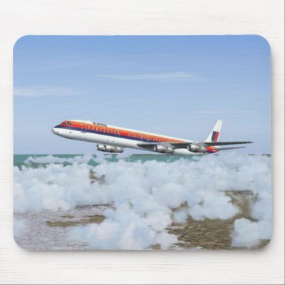 DC-8-61 MOUSE MATS by JWZAZZBO