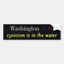 DC cynicism Bumper Stickers