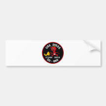 DD-880 A USS DYESS Destroyer Ship Military Patch Bumper Stickers