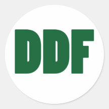 DDF ROUND STICKERS