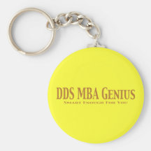 DDS MBA Genius Gifts Key Chain