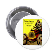 De Cleves Et Chevalier ~ Vintage Automobile Ad Pinback Buttons