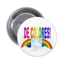 DE COLORES DOVE PINBACK BUTTON