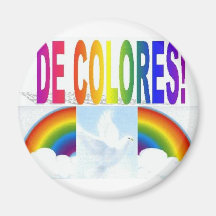 DE COLORES DOVE REFRIGERATOR MAGNET