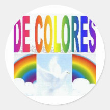 DE COLORES DOVE STICKER