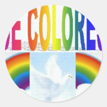 DE COLORES DOVE STICKER