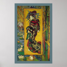 De Courtisane par Vincent van Gogh Poster