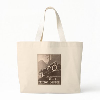 De Dion Bouton Vintage Ad Tote Bags by vintagegiftmall