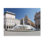De Ferrari Square, Genoa, Italy Postcard