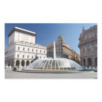 De Ferrari Square, Genoa, Italy Stickers