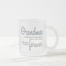 De grand-mamans bleu pour toujours tasse