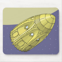De la terre a la lune - Jules Verne Tapis De Souris