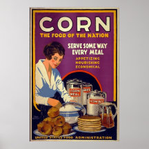 ~ de maïs la nourriture du cru WW1 de ~ de nation Posters