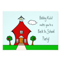 De nouveau à l'invitation de partie d'école