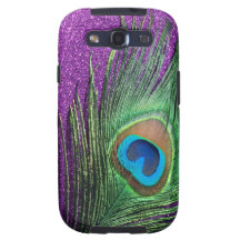 De paon de plume toujours la vie scintillante pour coque galaxy s3