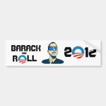 DE PETIT PAIN D'OBAMA 2012 AUTOCOLLANT DE "ROCHE E ADHÉSIF POUR VOITURE