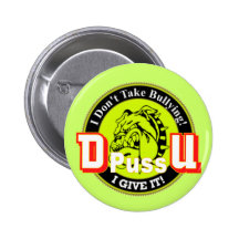 De Pussification University Official Product Buttons