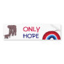 DE- Republican ONLY hope sticker Bumper Stickers