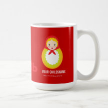 De Russie avec le cadeau d'adoption de fille d'amo Tasse À Café