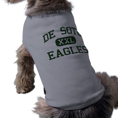 De Soto - Eagles - High School - De Soto Texas Dog Clothes by customteamsportswear