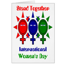 De support le jour des femmes internationales ense carte de vœux