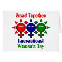 De support le jour des femmes internationales ense cartes de vœux
