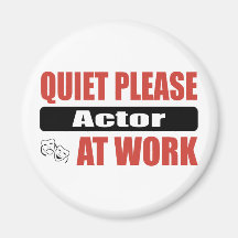 De tranquillité acteur svp au travail magnets pour réfrigérateur