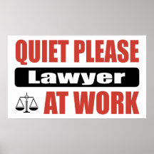 De tranquillité avocat svp au travail posters