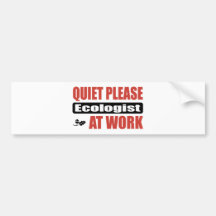De tranquillité écologiste svp au travail autocollants pour voiture