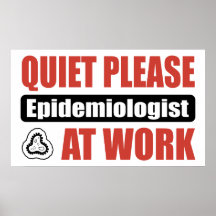 De tranquillité épidémiologue svp au travail posters