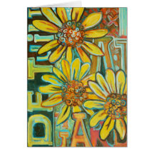 De Tuin, Sunflower Art Products Greeting Cards