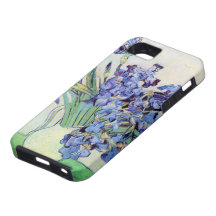 De Van Gogh toujours la vie : Vase avec des iris Coque iPhone 5