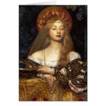 De vanité Madame de Raphaelite pré Cartes De Vœux