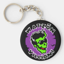 © de Watzón Villians "Damon" (couleur) Porte-clé