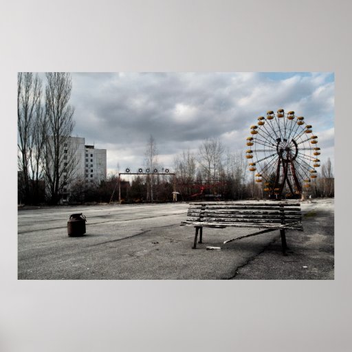 Dead Ferris Wheel Print