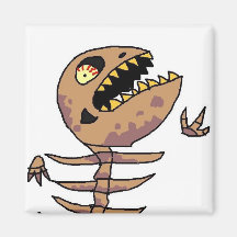 Dead fish fridge magnets