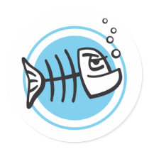 dead fish stickers