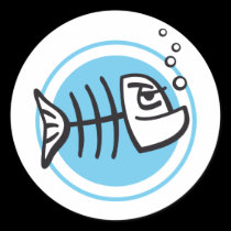 dead fish stickers