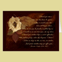 Dead Flowers for a Past Love cards